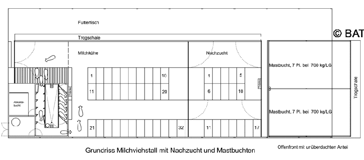 Grundriss Rinderstall